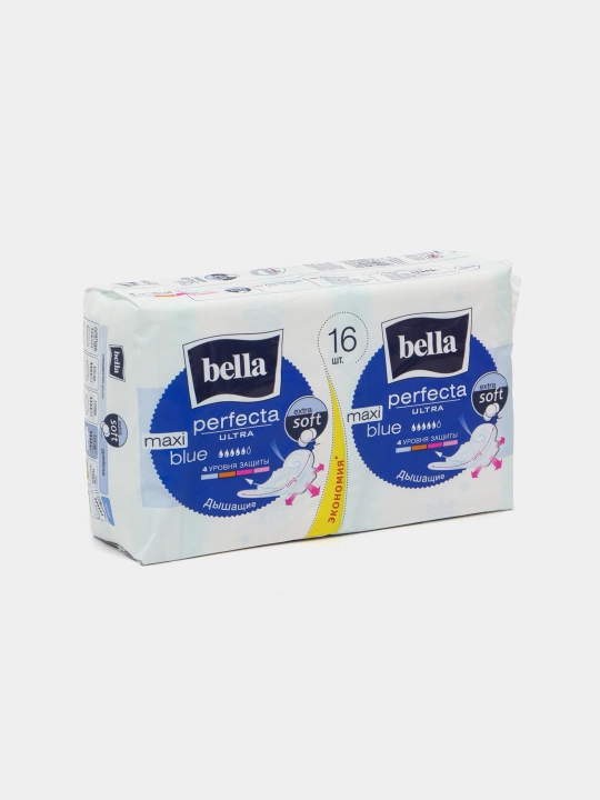Gigiyenik prokladkalar Bella Perfecta Ultra Maxi Blue, 5 tomchi, 16 dona