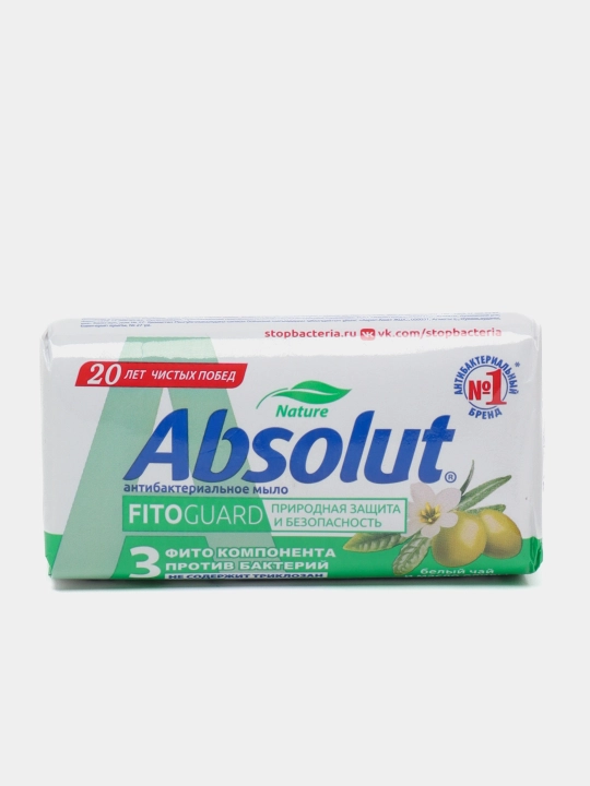 Туалетное мыло Absolut Nature, белый чай и масло оливы, 90 г - 