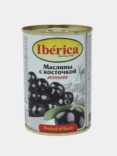 Маслины Iberica Econom с косточкой, 280 мл — FOODST-40151