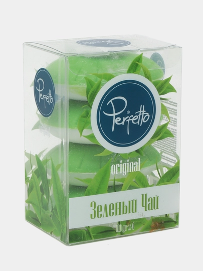 Sovun Perfetto yashil choy, 110 g  4 dona