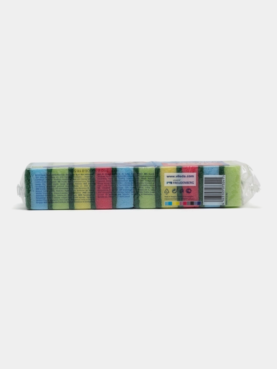 Губка для мытья посуды Vileda Rainbow, 10 шт