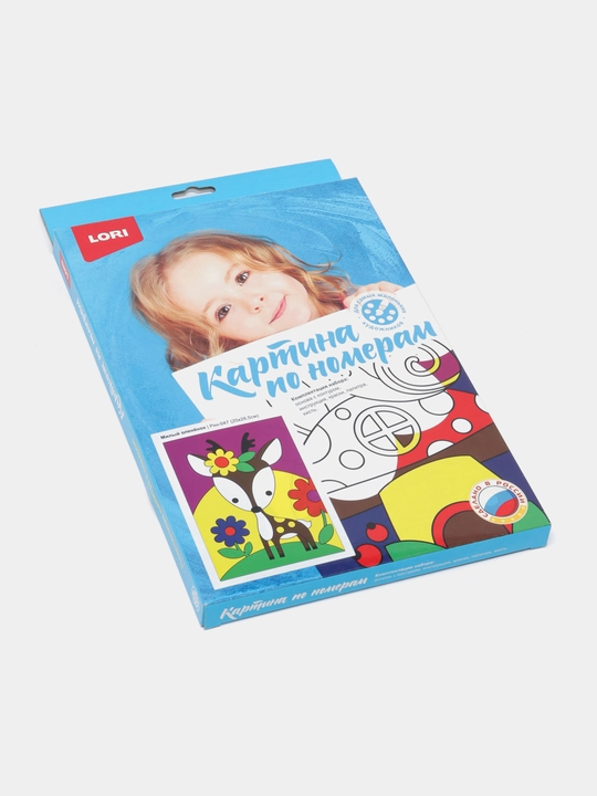Bolalar uchun raqamlar bo'yicha rasm Lori Rkn-047 "Yoqimli kiyik"