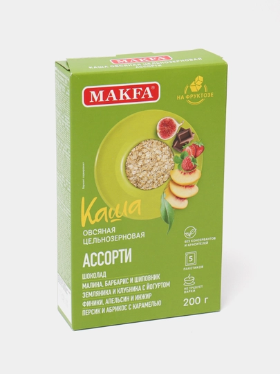 Каша овсяная MAKFA Ассорти, 40 г * 5 шт — FOODST-50115