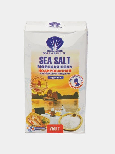Соль морская Mirabella, крупная, 750 г — FOODST-P00C2EF