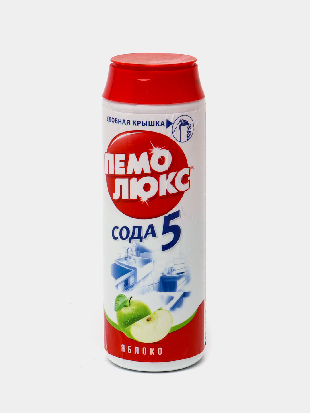 Чистящий порошок Пемолюкс сода 5 яблоко, 480 г купить по низким ценам в ...