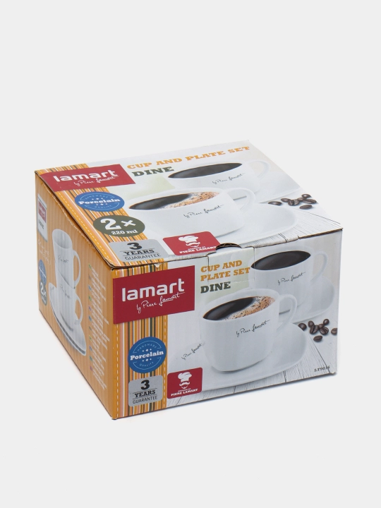 Чашка Lamart LT 9016, с блюдцем, 2 шт