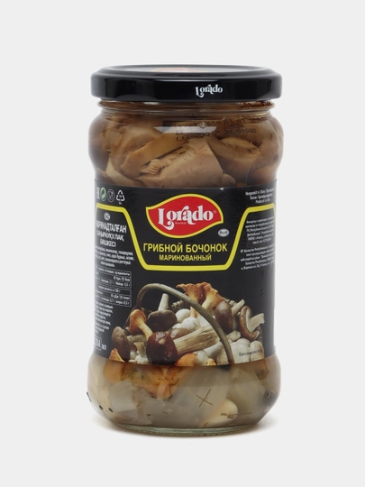 Грибы Lorado бочонок маринованные, 314 мл — FOODST-P00A7E9