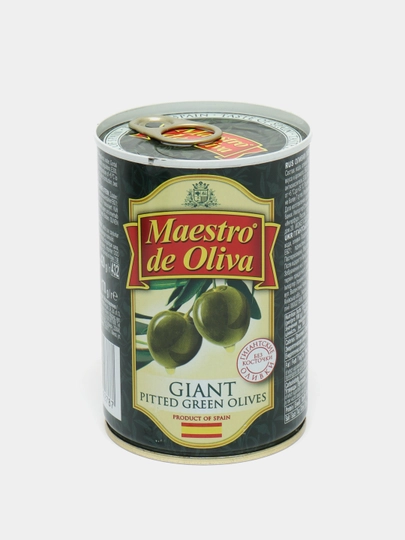 Оливки Maestro de Oliva Гигантские, без косточки, 432 г — FOODST-P00D01F