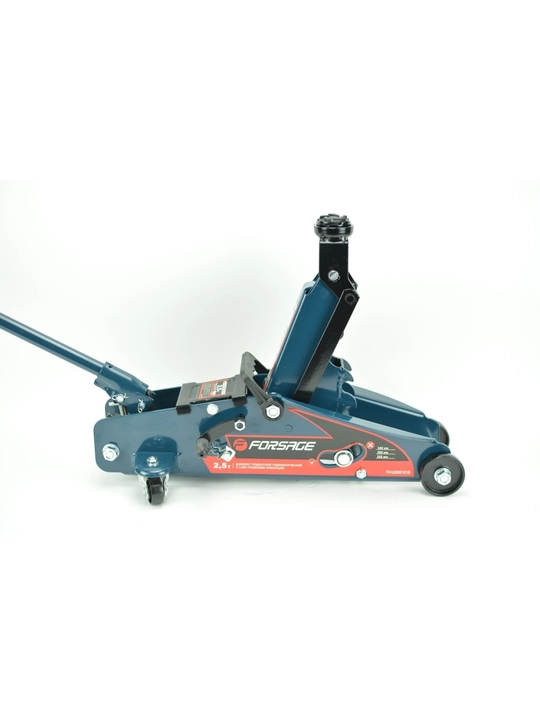 Подкатной домкрат с фиксацией Forsage 2.5т, h min 140 мм, h max 387 мм, F-TH22501CB