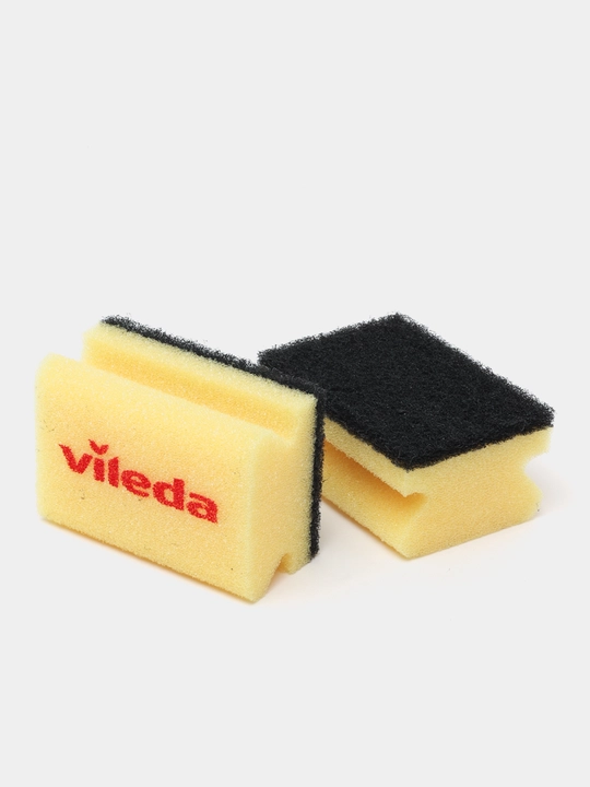 Vileda Glitzi Crystal: губка для посуды, 2 шт, с кристаллами, Германия