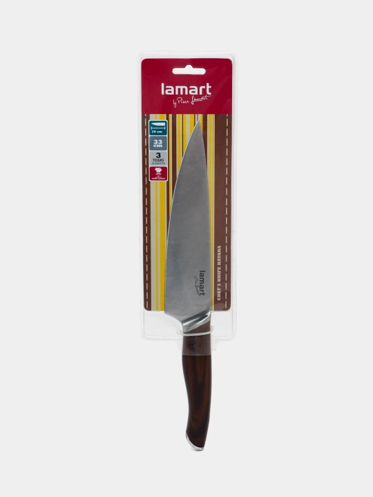 Zanglamaydigan po'latdan yasalgan pichoq Lamart LT2125, 34 sm - 