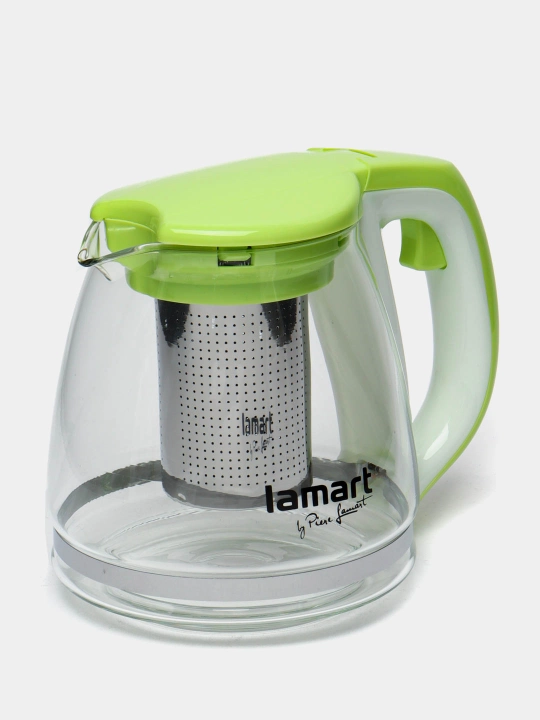 Стеклянный чайник Lamart LT7026, 1.1 л - 