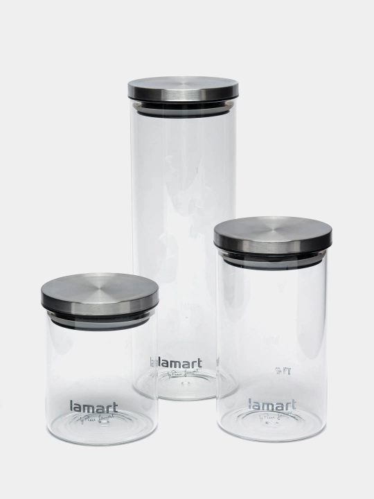 Комплект стеклянных баночек для специй Lamart LT6025 - 