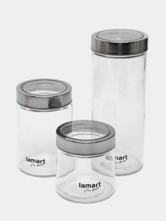 Комплект стеклянных баночек для специй Lamart LT6010 - 