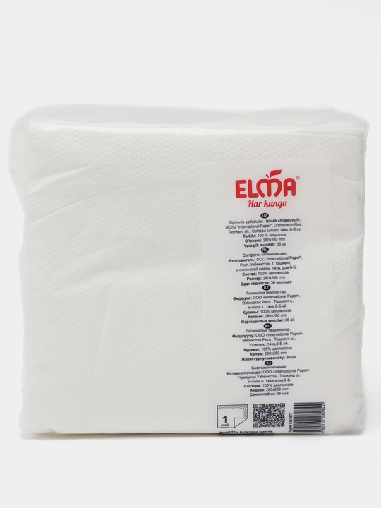 Бумажные салфетки Elma Comfort, 280 * 280 мм, 100 шт