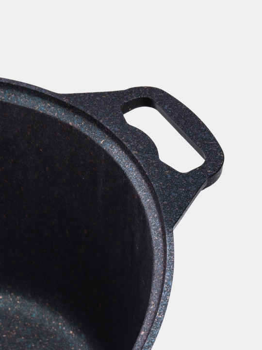 Kukmara Granit Ultra Blue qozon – uslubli va mustahkam, qopqog‘i bilan birga