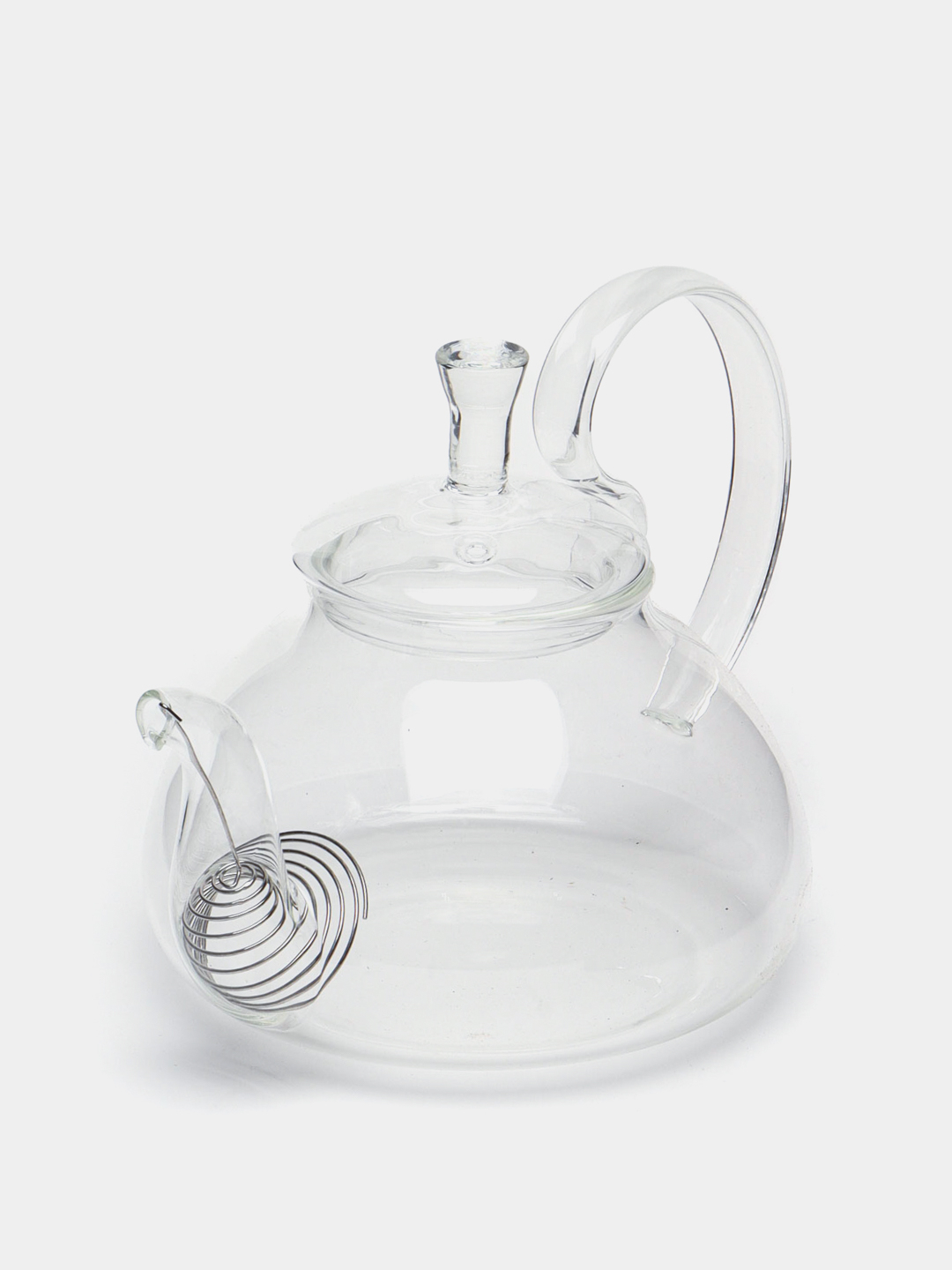 Стеклянный заварочный чайник DS111 Glass teapot, с металической ...