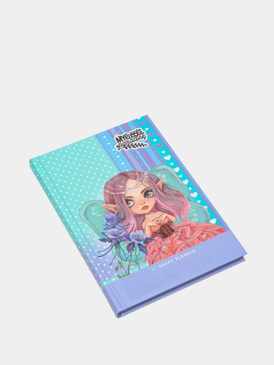 Блокнот "HAPPY PLANNER", 70г, 7БЦ, матовая ламинация., глиттер, 135 х 197 мм, 96 листов, 2165