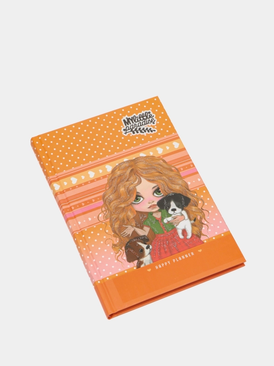 Блокнот "HAPPY PLANNER", 70г, 7БЦ, матовая ламинация, глиттер, 135х197мм, 96л, 2167