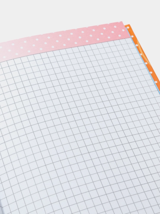 Блокнот "HAPPY PLANNER", 70г, 7БЦ, матовая ламинация, глиттер, 135х197мм, 96л, 2167
