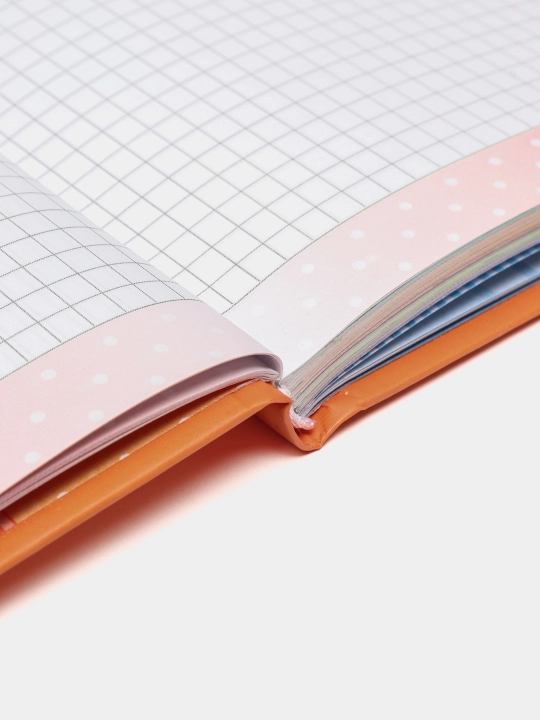 Блокнот "HAPPY PLANNER", 70г, 7БЦ, матовая ламинация, глиттер, 135х197мм, 96л, 2167