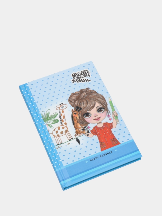 Блокнот "HAPPY PLANNER", 70г/м2, 7БЦ, матовая ламинация, глиттер, 135х197 мм, 96 л, 21476