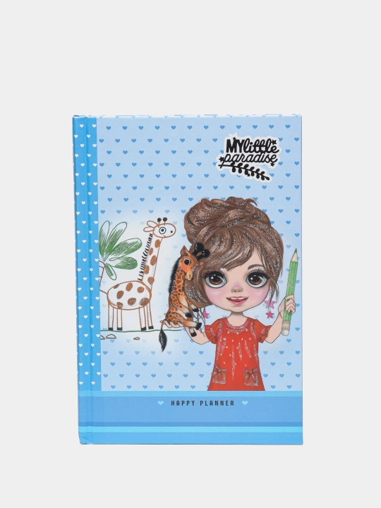 Bloknot "HAPPY PLANNER", 70g/m2, 7bc, matli laminatsiya, yaltiroq, 135x197 mm, 96 varaq, 21476 - 