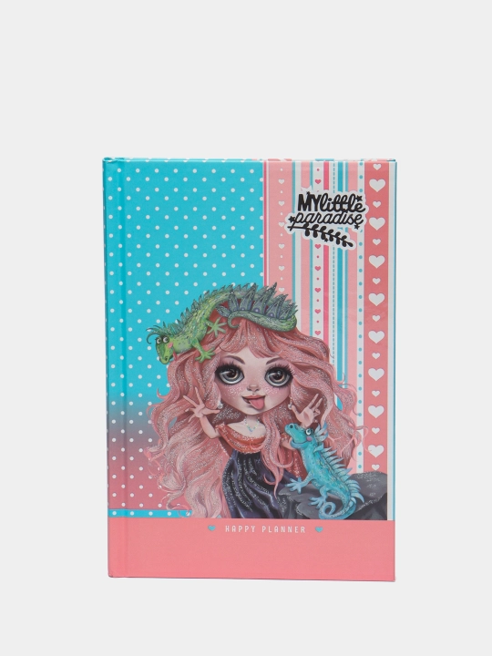 Блокнот "HAPPY PLANNER", 70г, 7БЦ, матовая ламинация,глиттер, 135х197мм, 96л, 2164 - 