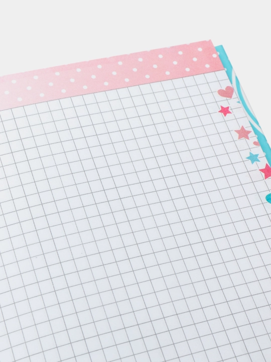 Блокнот "HAPPY PLANNER", 70г, 7БЦ, матовая ламинация,глиттер, 135х197мм, 96л, 2164