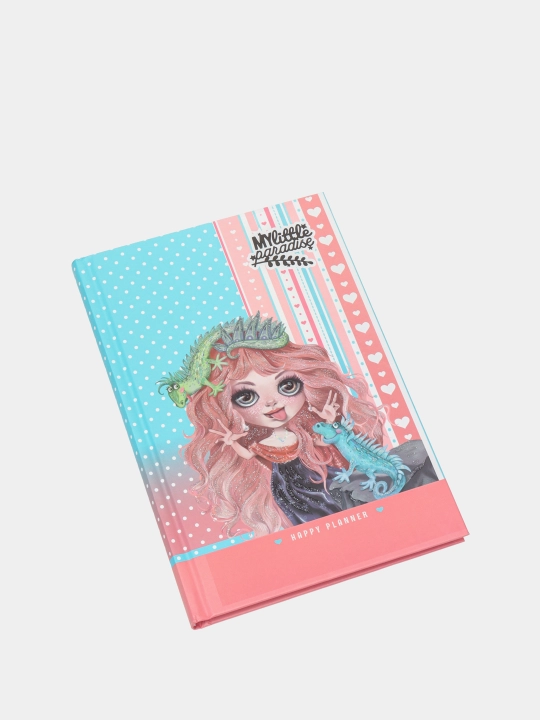 Блокнот "HAPPY PLANNER", 70г, 7БЦ, матовая ламинация,глиттер, 135х197мм, 96л, 2164