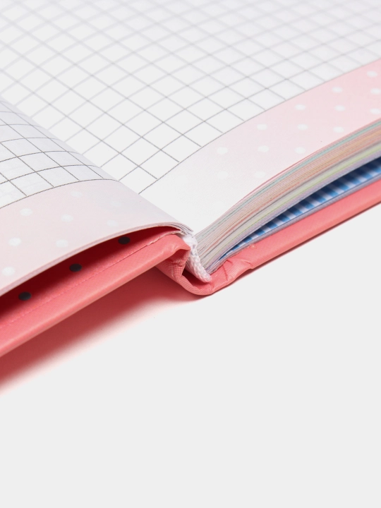 Блокнот "HAPPY PLANNER", 70г, 7БЦ, матовая ламинация,глиттер, 135х197мм, 96л, 2164