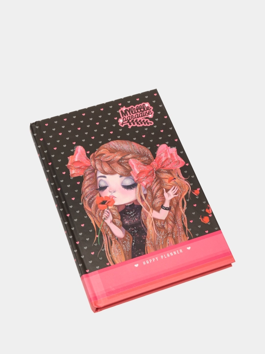 Блокнот "HAPPY PLANNER", 70г/м2, 7БЦ, матоваяв ламинация, глиттер, 135х197мм, 96 листов, 21474