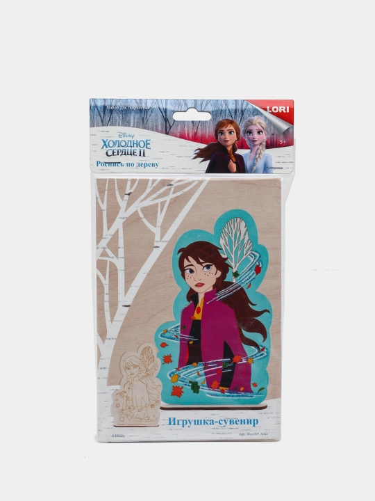 Роспись по дереву Lori Игрушка-сувенир Disney Холодное сердце-2 Анна. Арт: Фнд-003 - 
