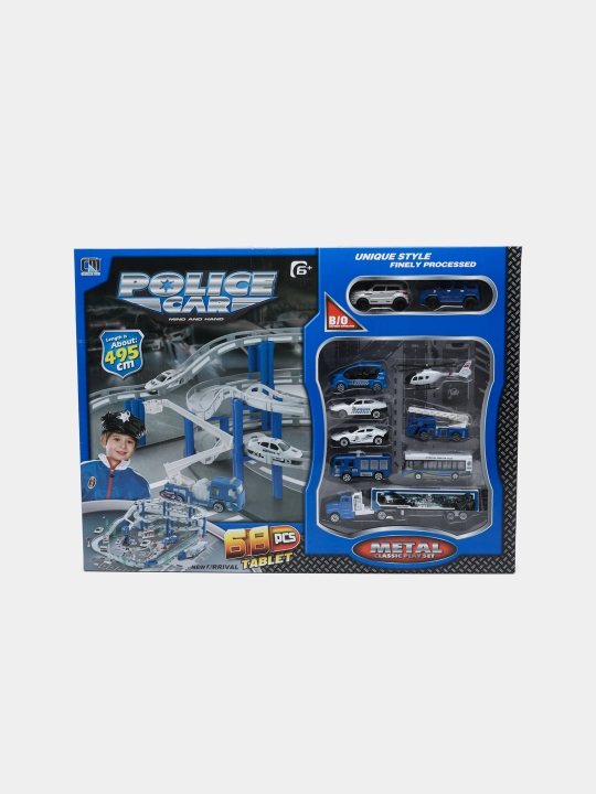 Игровой набор трек "Police car", 68 деталей 35730