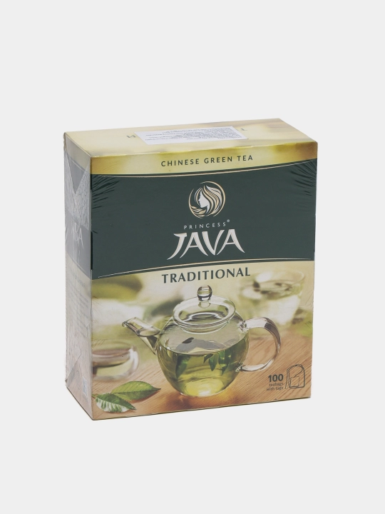 Чай Принцесса Java зеленый, 100 пакетиков - 