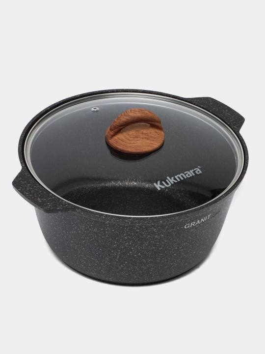 Kastryulka-jaro‘vnya Kukmara 3 / 4 / 5 litrli Granit Ultra (Rang-Original)