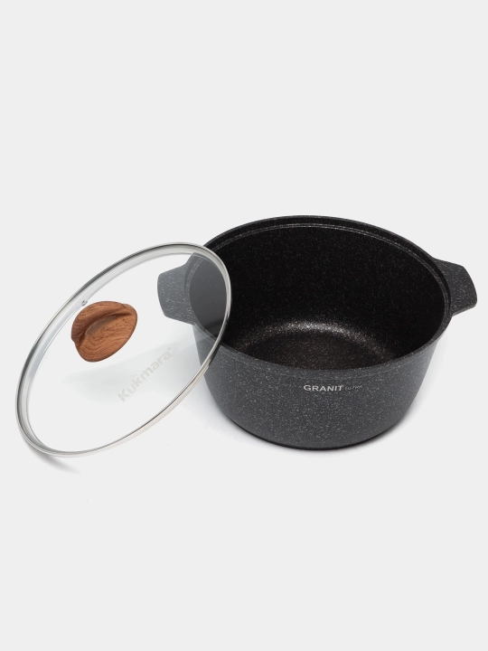 Kastryulka-jaro‘vnya Kukmara 3 / 4 / 5 litrli Granit Ultra (Rang-Original)