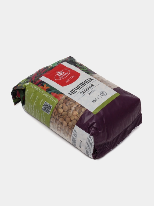 Yashil yasmiq Agro-Alyans Lentils Extra, 450 g