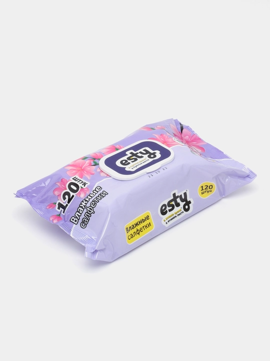 Nam salfetkalar Esty, 120 dona