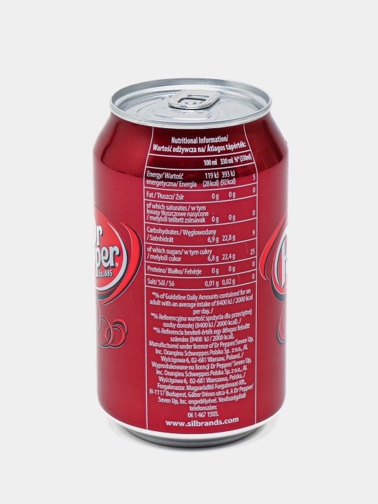 Напиток Dr.Pepper безалкогольный, 0.33 л