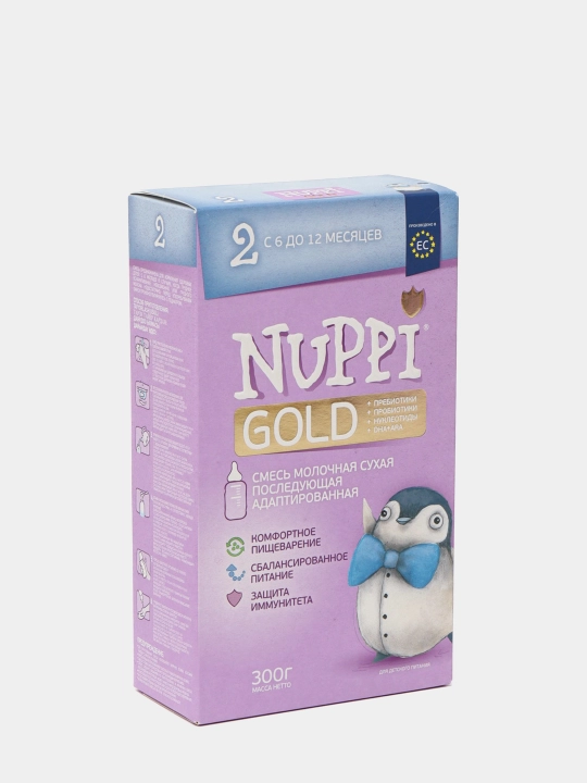 Молочная смесь Nuppi Gold сухая, с 6-12 месяцев, 300 г - 