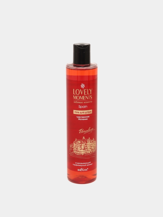 Dush uchun gel Bielita Lovely Moments, hissiy Ispaniya, 345 ml