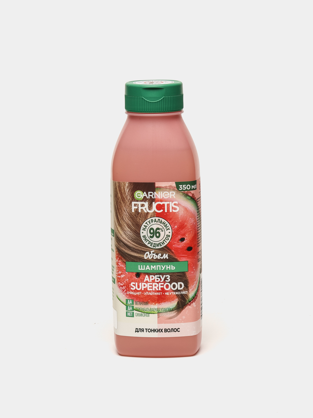Шампунь для волос Garnier Fructis Superfood Арбуз, 350 мл купить по ...