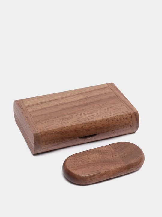 Bambukli sovg'a qutisidagi yog'och USB flesh-disk 8, 16, 32 GB, 2.0