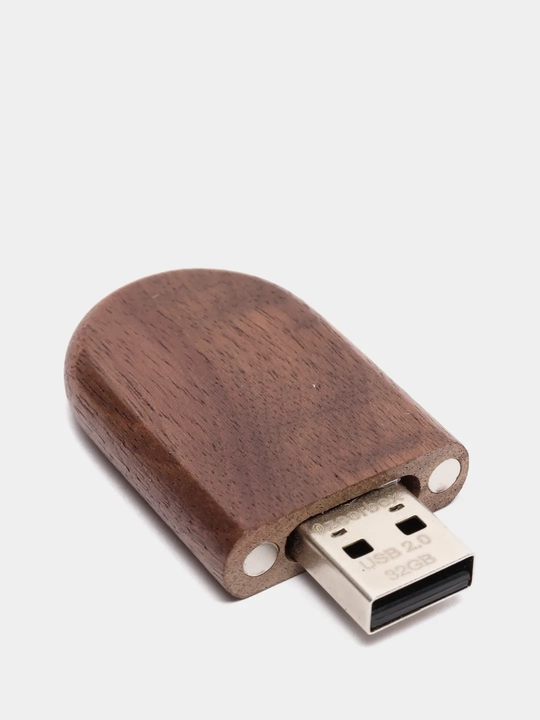 Bambukli sovg'a qutisidagi yog'och USB flesh-disk 8, 16, 32 GB, 2.0