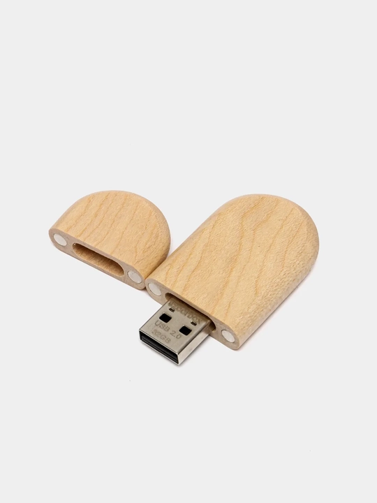 Bambukli sovg'a qutisidagi yog'och USB flesh-disk 8, 16, 32 GB, 2.0