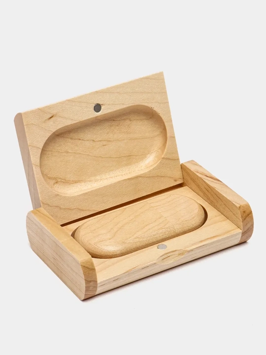 Bambukli sovg'a qutisidagi yog'och USB flesh-disk 8, 16, 32 GB, 2.0