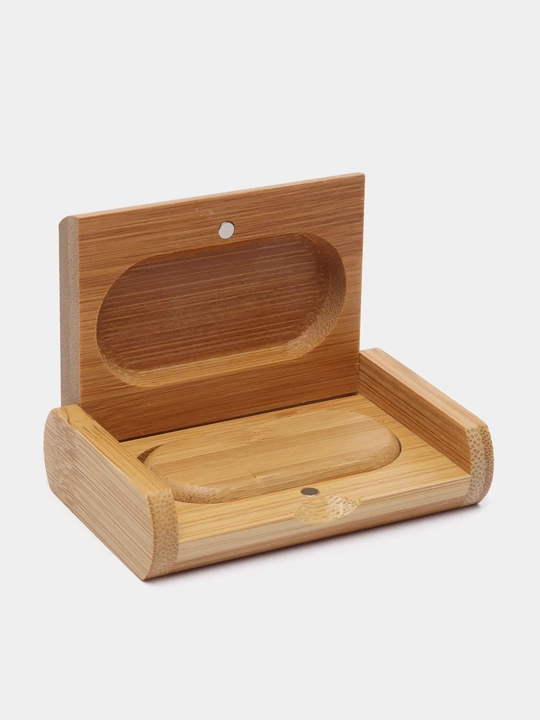 Bambukli sovg'a qutisidagi yog'och USB flesh-disk 8, 16, 32 GB, 2.0