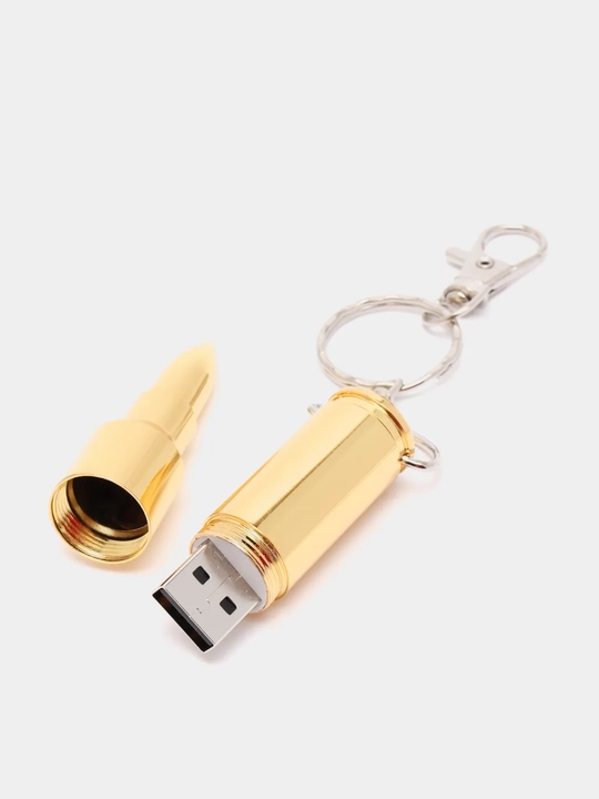 Патрон-флешка USB 32 гб/ подарочная пуля, реальный размер