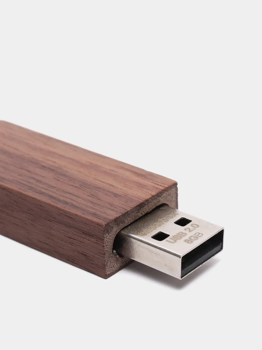 Yog'ochli flesh-disk 32 GB, USB 2.0